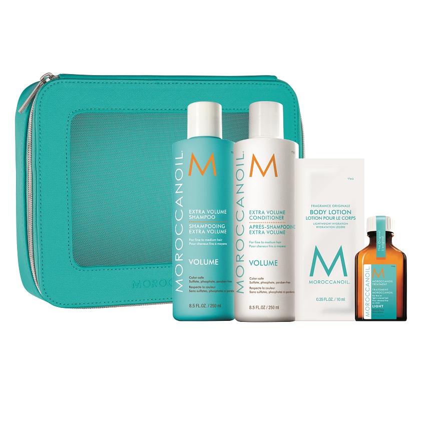 Set Sampon si balsam pentru volumul parului Spring, Moroccanoil