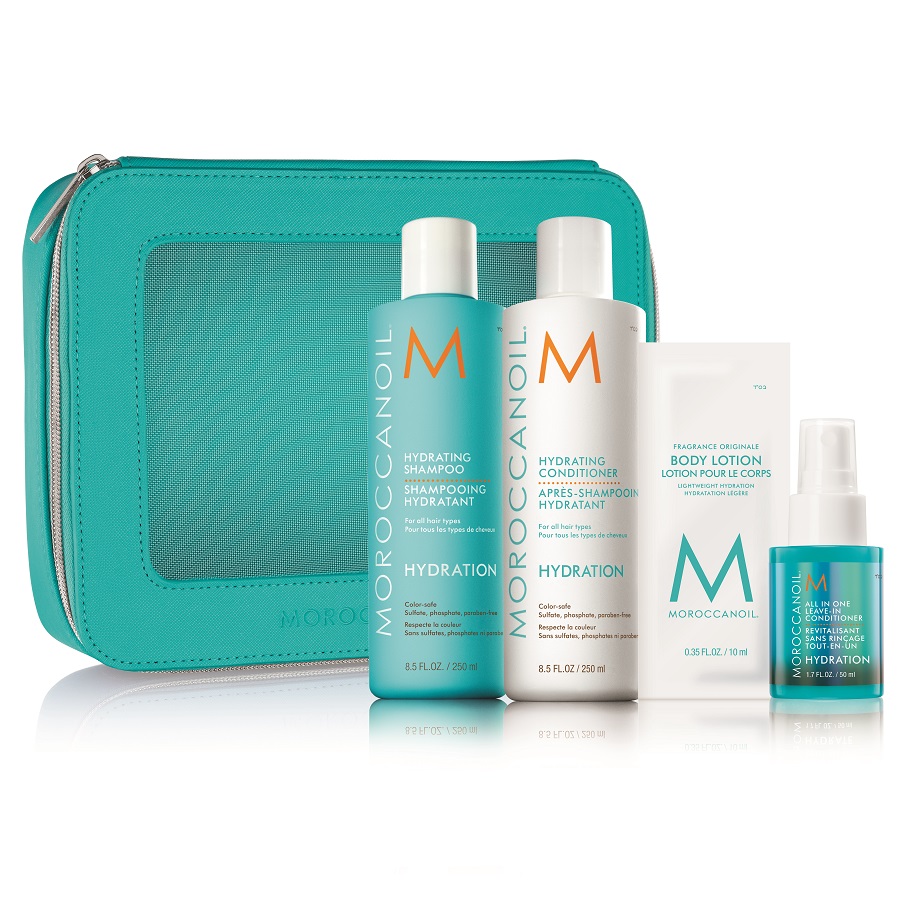 Set Sampon si Balsam pentru hidratarea parului Spring, Moroccanoil