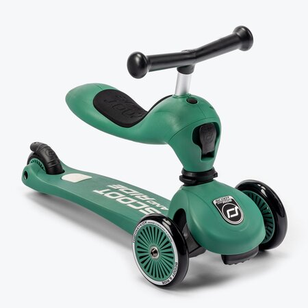 Trotineta 2 in 1 transformabila pentru copii Highwaykick 1, Forest, 1-5 ani, Scoot and Ride 552748