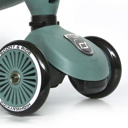 Trotineta 2 in 1 transformabila pentru copii Highwaykick 1, Forest, 1-5 ani, Scoot and Ride 552751