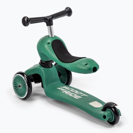 Trotineta 2 in 1 transformabila pentru copii Highwaykick 1, Forest, 1-5 ani, Scoot and Ride 552747