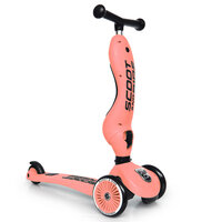 Trotineta 2 in 1 transformabila pentru copii Highwaykick 1, Peach, 1-5 ani, Scoot and Ride