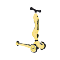 Trotineta 2 in 1 transformabila pentru copii Highwaykick 1, Lemon, 1-5 ani, Scoot and Ride