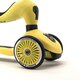 Trotineta 2 in 1 transformabila pentru copii Highwaykick 1, Lemon, 1-5 ani, Scoot and Ride 552769