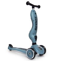 Trotineta 2 in 1 transformabila pentru copii Highwaykick 1, Steel, 1-5 ani, Scoot and Ride