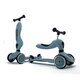 Trotineta 2 in 1 transformabila pentru copii Highwaykick 1, Steel, 1-5 ani, Scoot and Ride 552774