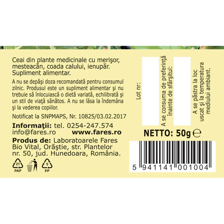 Ceai Diurosept, 50g, Fares 718379