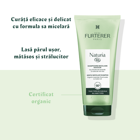 Sampon micelar Naturia, 200 ml, Rene Furterer 607106