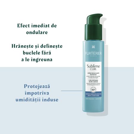 Crema Leave-In pentru definirea buclelor Sublime Curl, 100 ml, Rene Furterer 607123