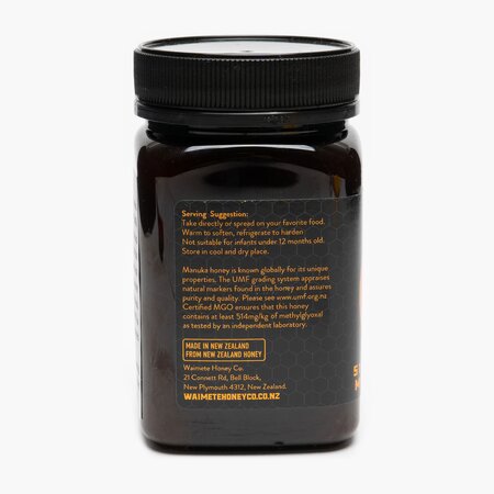 Miere de Manuka UMF 15+, MGO 514+, 500 g, Waimete 552938