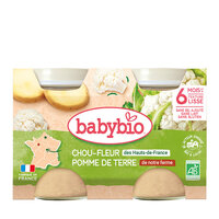Piure din conopida si cartofi, 2x130g, Babybio