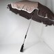 Umbrela cu protectie UV 50 +, Melange Brown, 80 cm, Fillikid 553045