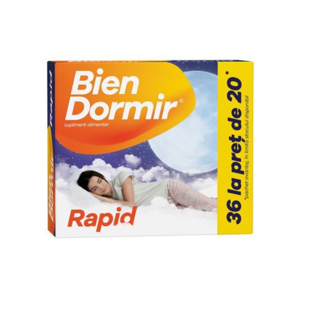 Bien Dormir Rapid, 36 capsule, Fiterman Pharma