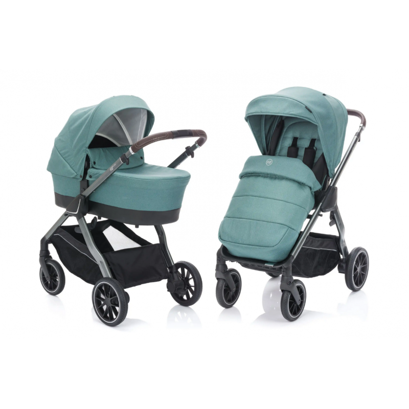 Carucior 2 in 1 pentru copii Puma, Menta, Fillikid