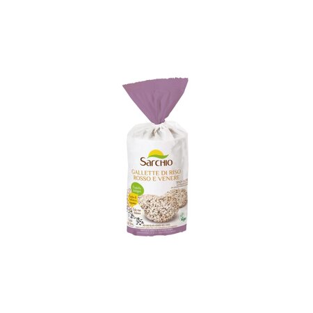 Rondele din orez rosu si negru fara gluten, 100 g