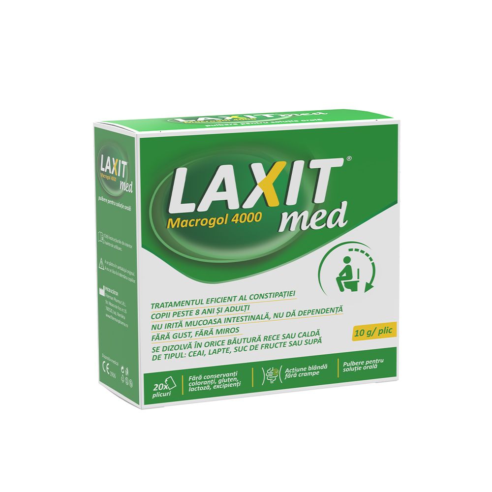 Laxit Med, 20 plicuri x 10 g, Fiterman Pharma