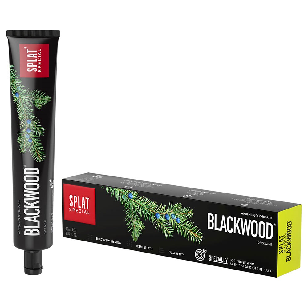 Pasta de dinti Blackwood Whitening, 75 ml, Splat