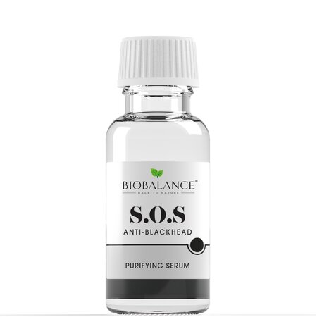 Ser purifiant impotriva punctelor negre SOS Purifying Serum, 20 ml, Bio Balance 553223