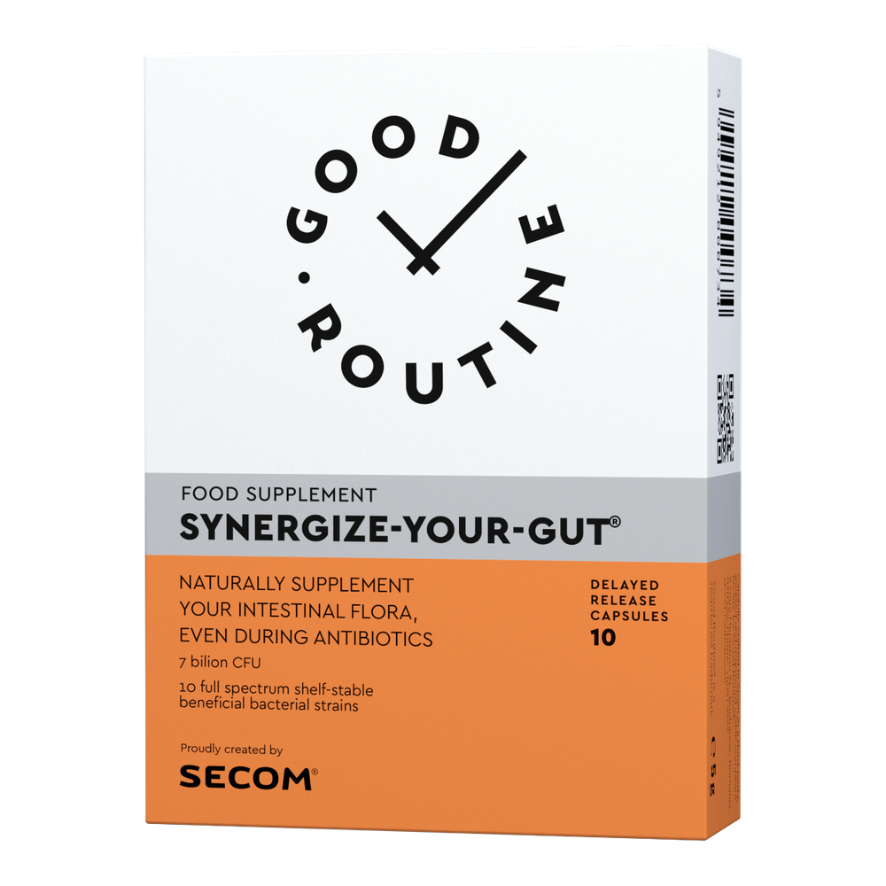 Synergize Your Gut Good Routine, 10 capsule vegetale, Secom