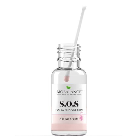 Ser pentru uscarea acneei SOS Drying Serum, 20 ml, Bio Balance 553234