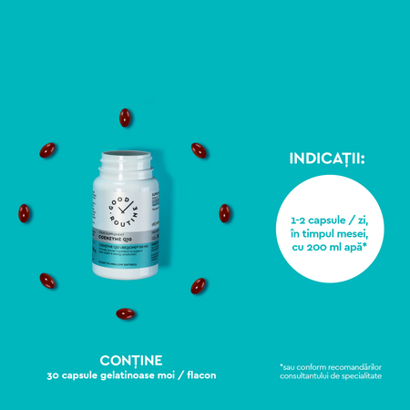 Coenzima Q10 Good Routine, 30 capsule moi, Secom 777624