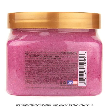 Scrub exfoliant pentru corp Shea Sugar, Cotton Candy, 510 g, Tree Hut 553340