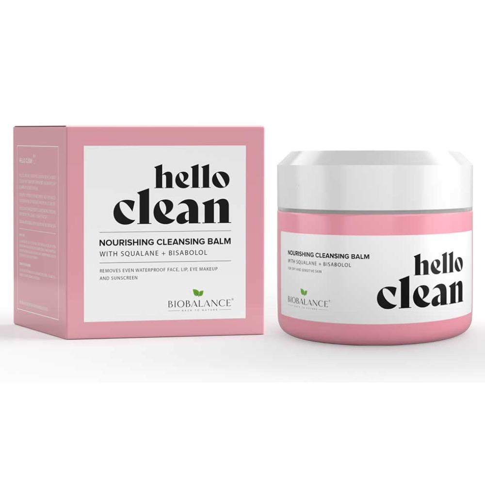 Balsam de curatare faciala 3in1 cu Squalane si Bisabolol Hello Clean, 100 ml, Bio Balance