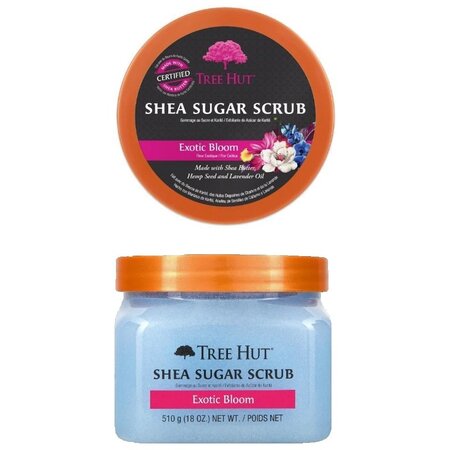 Scrub exfoliant pentru corp Shea Sugar, Exotic Bloom, 510 g, Tree Hut 553350