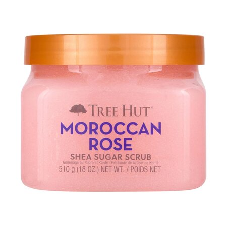 Scrub exfoliant pentru corp Shea Sugar, Moroccan Rose, 510 g, Tree Hut