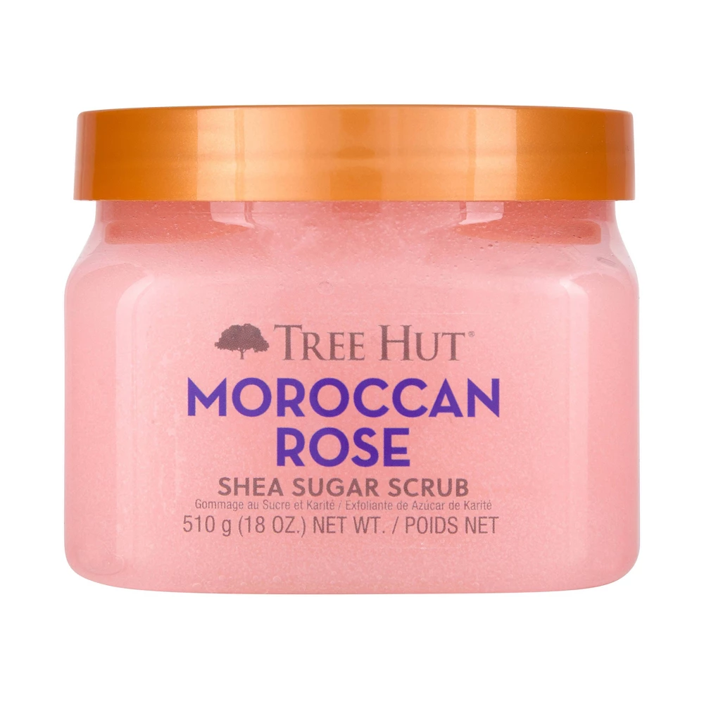 Scrub exfoliant pentru corp Shea Sugar, Moroccan Rose, 510 g, Tree Hut