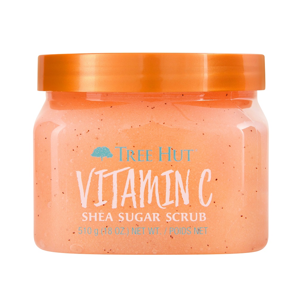 Scrub exfoliant pentru corp Shea Sugar, Vitamina C, 510 g, Tree Hut