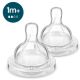 Tetina anti-colici Philips Avent, 1 luna+, debit 2, 2 bucati, SCY762/02, Philips 723609