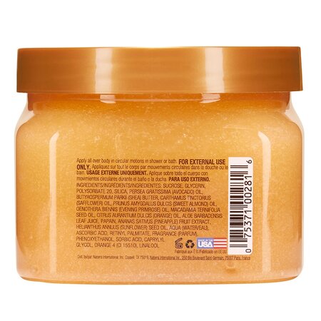 Scrub exfoliant pentru corp Shea Sugar, Papaya Paradise, 510 g, Tree Hut 553448