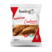 Biscuiti Low-Carb Cantucci cu migdale, 50 g, Feeling Ok