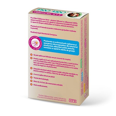 Plasturi pentru rau de miscare, 12 bucati, Pro Kido 758480