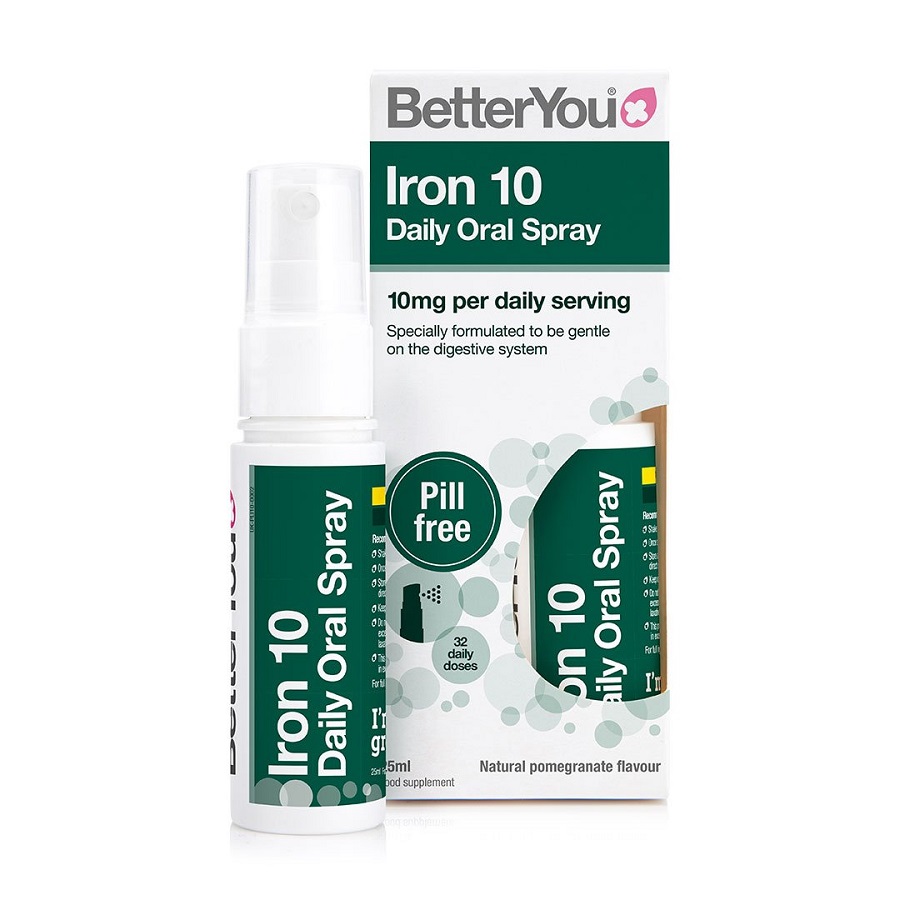 Spray oral cu Fier, 10 mg, 25 ml, BetterYou