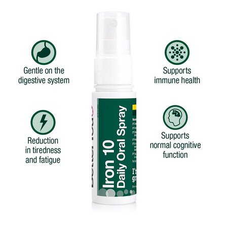 Spray oral cu Fier, 10 mg, 25 ml, BetterYou 553606
