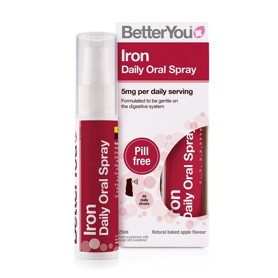 Spray oral cu Fier, 5 mg, 25 ml, BetterYou