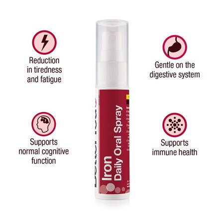 Spray oral cu Fier, 5 mg, 25 ml, BetterYou 553608
