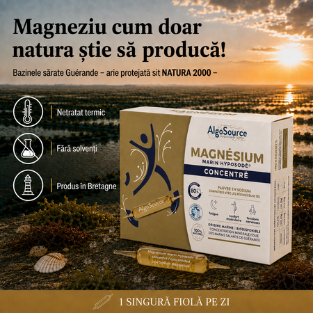 Magneziu marin hyposodic concentrat, 20 fiole, Algosource 812028
