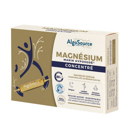 Magneziu marin hyposodic concentrat, 20 fiole, Algosource