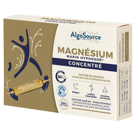 Magneziu marin hyposodic concentrat, 20 fiole, Algosource