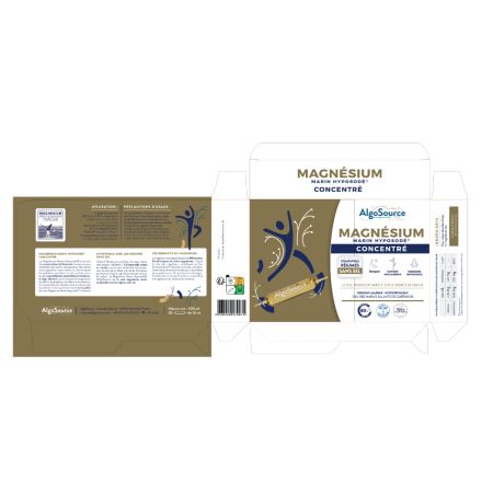 Magneziu marin hyposodic concentrat, 20 fiole, Algosource 758663