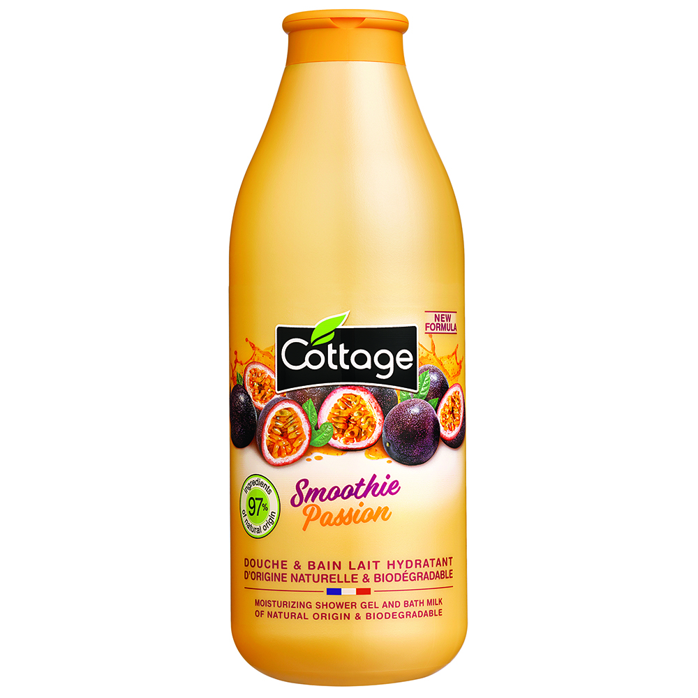 Gel lapte de dus Smoothie Passion, 750 ml, Cottage