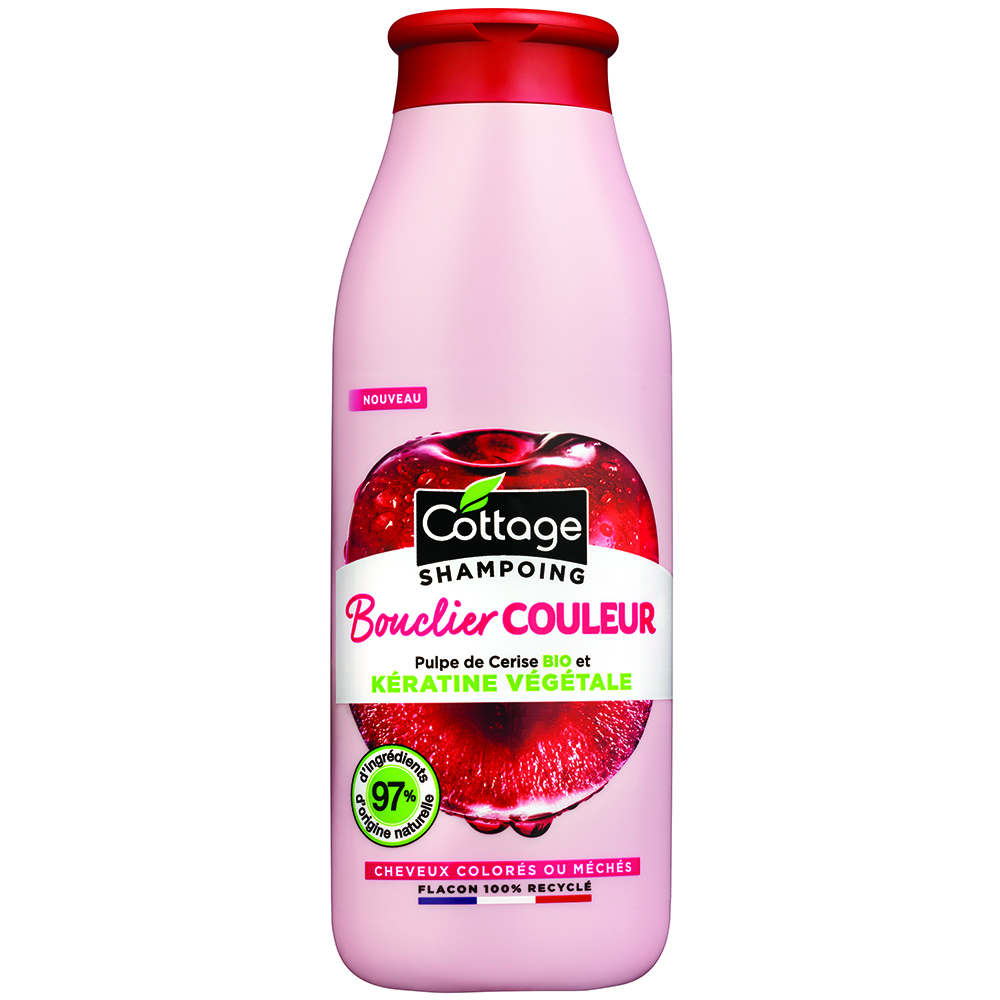 Sampon color cu Cirese si Keratina, 250 ml, Cottage