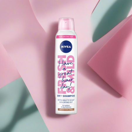 Sampon uscat pentru par saten Medium Fresh & Mild, 200 ml, Nivea 667897