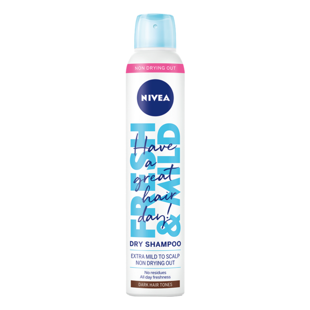 Sampon uscat pentru par brunet Dark Fresh & Mild, 200 ml, Nivea