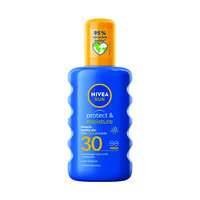 Spray hidratant cu protectie solara SPF30 Protect & Moisture Sun, 200 ml, Nivea