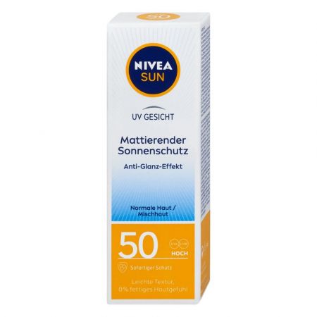 Crema de fata cu SPF50 Anti-Stralucire