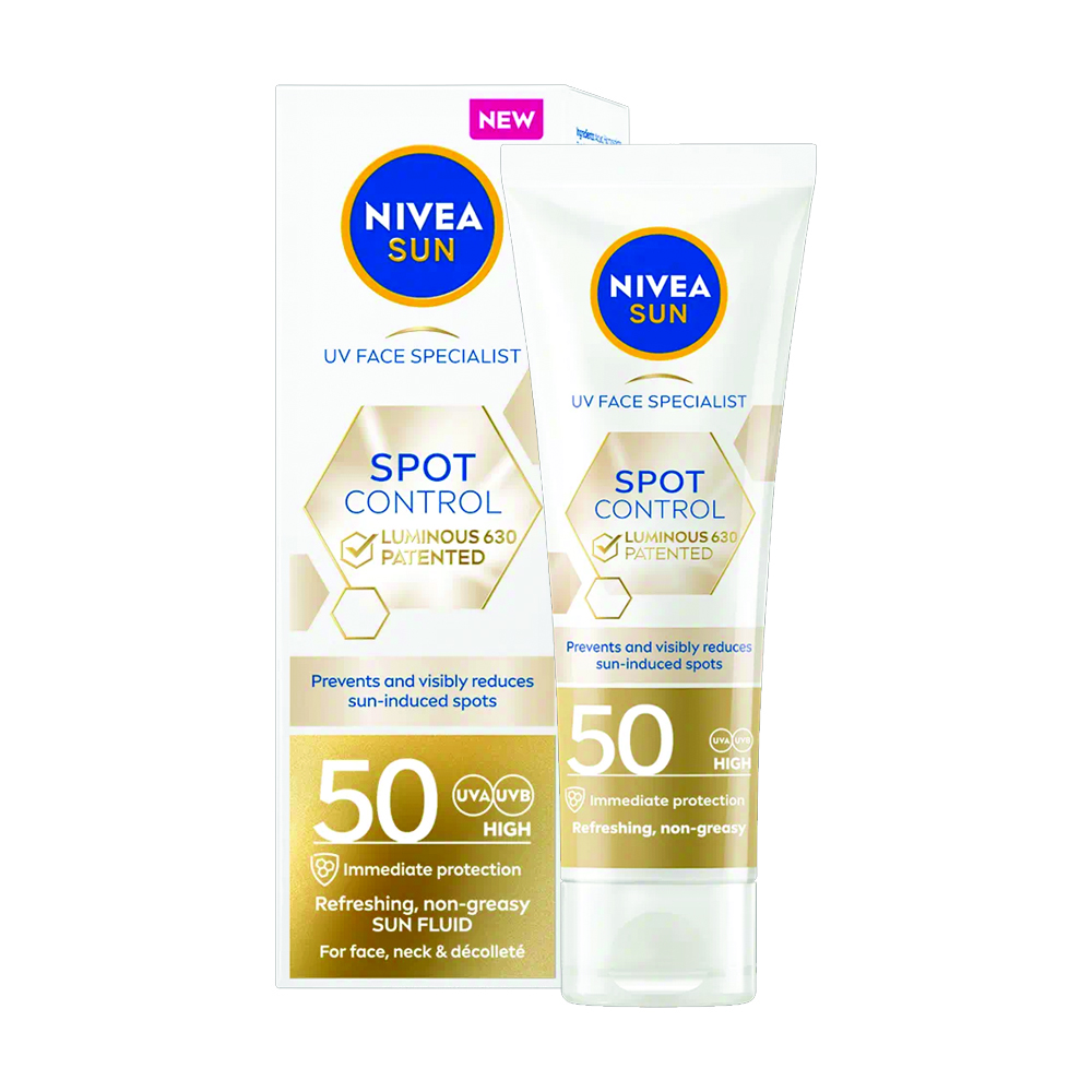 Crema de fata cu SPF50 Spot Control Luminous, 40 ml, Nivea Sun